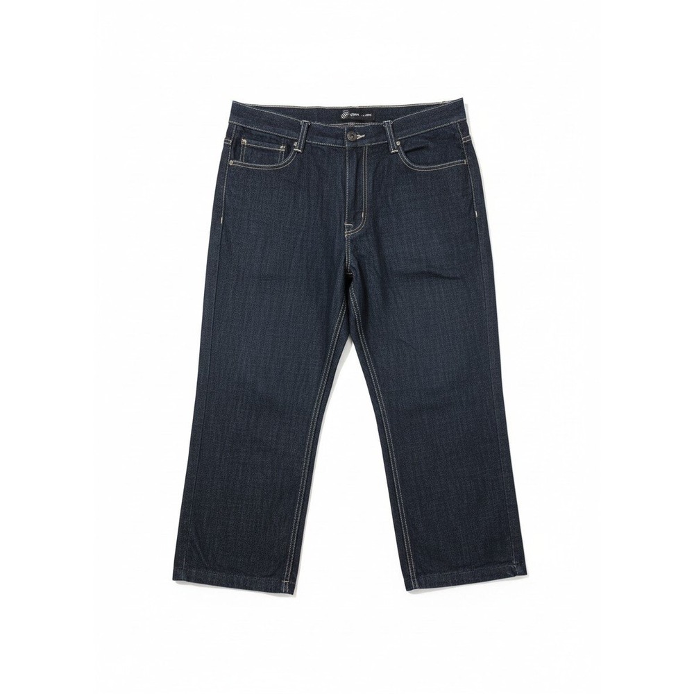 King Maker Indigo Carpenter Jeans, Men's Size 36, Contrast Stitch Utility Denim